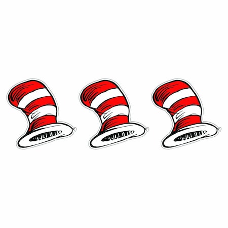 Eureka The Cat in the Hat Hats Paper Cut-Outs, 36 Pieces, PK3 841300